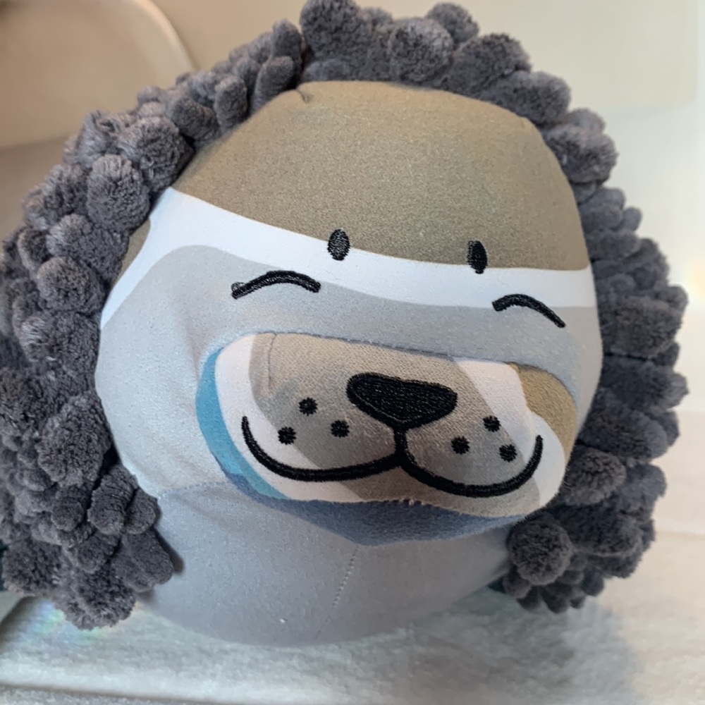 SALE!! antibacterial plush seal Chenille pet sea lion with Baclock.   2